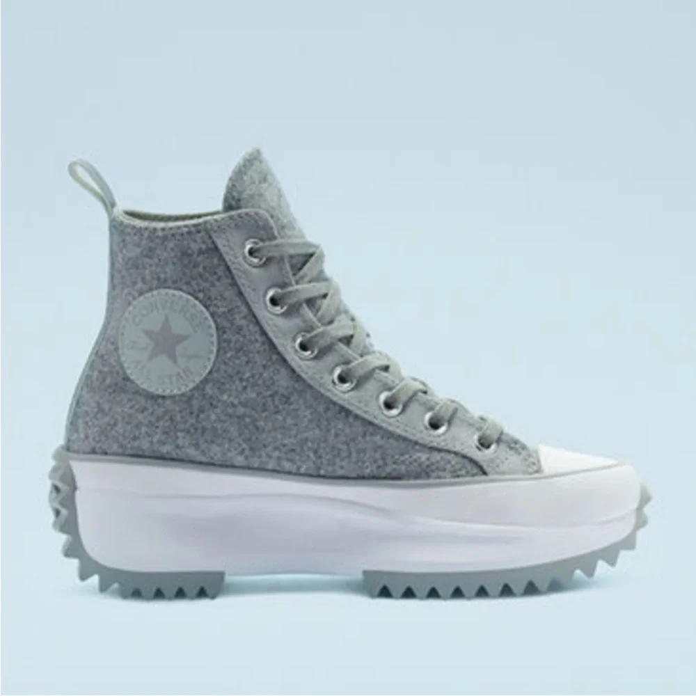 Converse Run Star Hike Chunky High Top Sneakers Unisex Womens 11 Mens 9.5 - Picture 16 of 16
